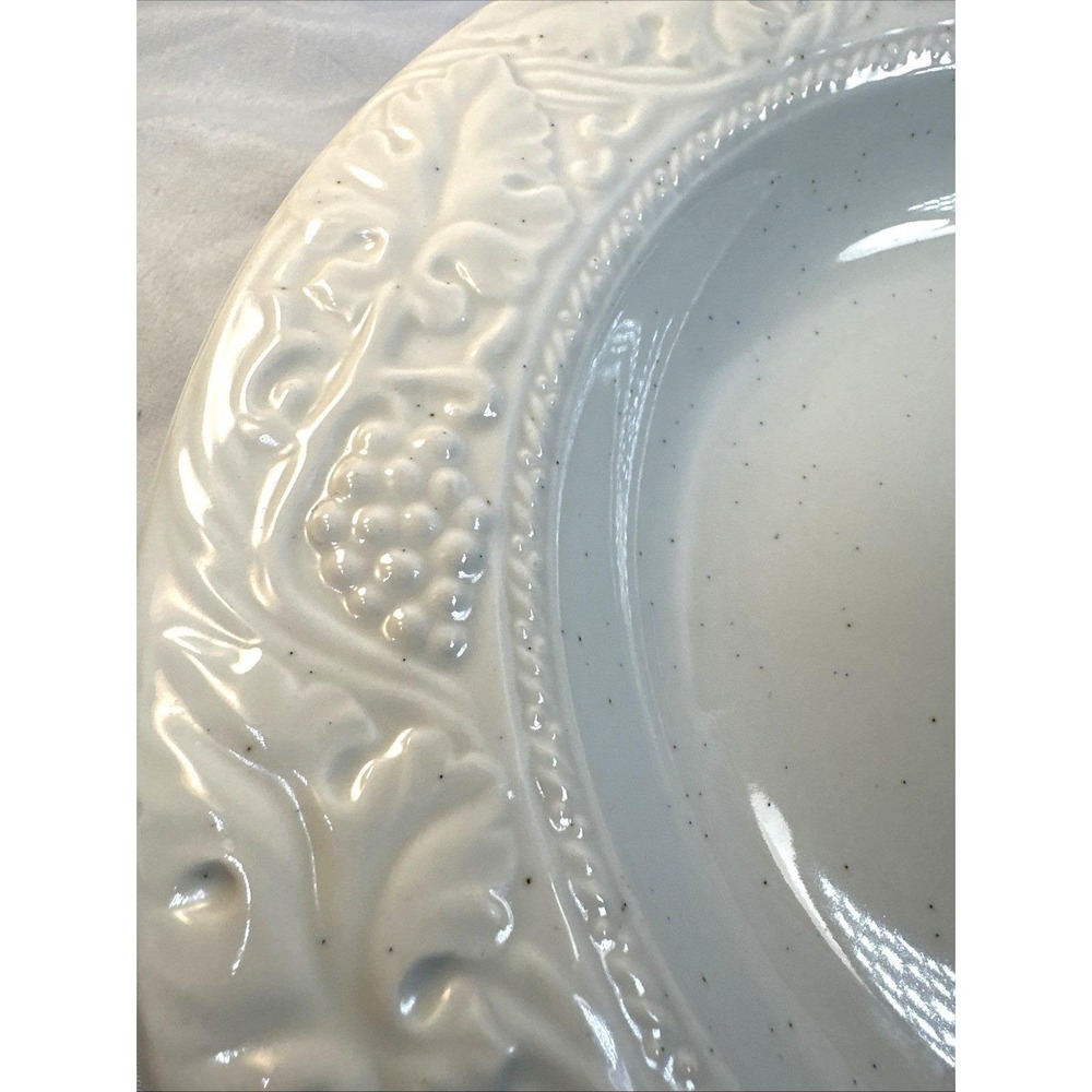 VTG Pair of WEDGWOOD Pasta/Soup Bowl English Terrace Stone Japan 1999 10.25" EVC - Picture 8 of 9